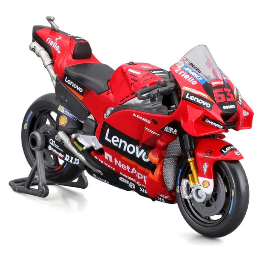 Maisto 2022 Ducati Lenovo (#63 Bagnaia) 1:6 Model M32229