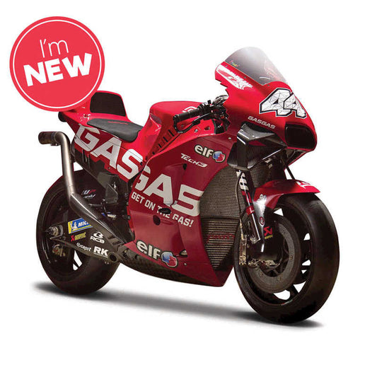 Maisto Motorbike 2023 Gasgas Factory Tech3 (#44 Espargaro) 1:18 Model M36392E
