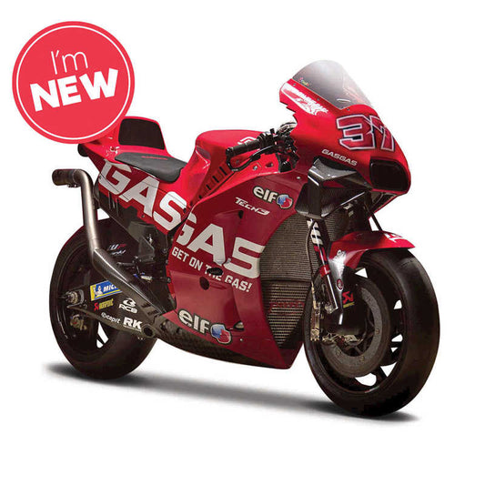 Maisto Motorbike 2023 Gasgas Factory Tech3 (#37 Fernandez) 1:18 Model M36392F