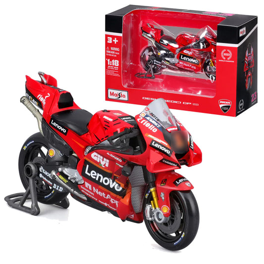 Maisto Ducati Lenovo GP Racing #1 Bastianini 2024 1:18 Motorbike M36398EB