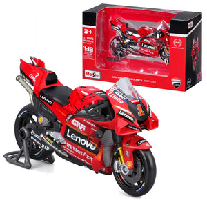 Maisto Ducati Lenovo GP Racing #1 Bagnaia 2024 1:18 Diecast Motorbike M36398FB