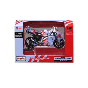 Maisto 1:18 Motorbike 2024 Ducati Desmosedici Gresni Racing (#93 Marc Marquez)