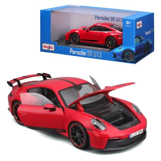 Maisto Porsche 911 GT3 2022 RED 1:18 Diecast Model Car 36458