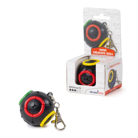 Mini Mefferts Mini Creative Ball Brain Puzzle Keyring from Recent Toys M5077