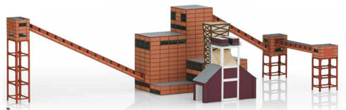 Minitrix Zollverein Mine Coking Plant Part 2 Laser Cut Kit HO Gauge 66314