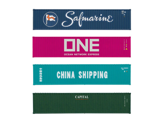 Minitrix M66588 40ft Container Set (4) VI N Gauge