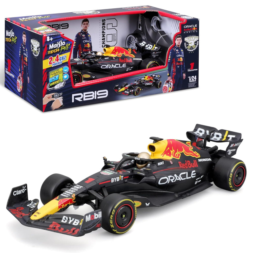 Maisto F1 Red Bull RB19 2013 Max Verstappen 1:24 Premium RC Car M82358