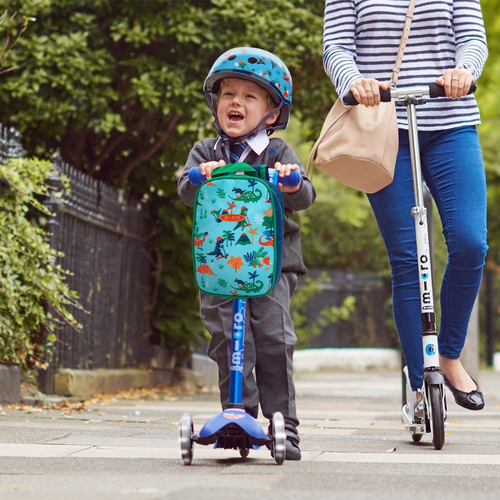 Micro Dinosaur Deluxe Printed Helmet Small 51-54cm for Scooters & Bikes