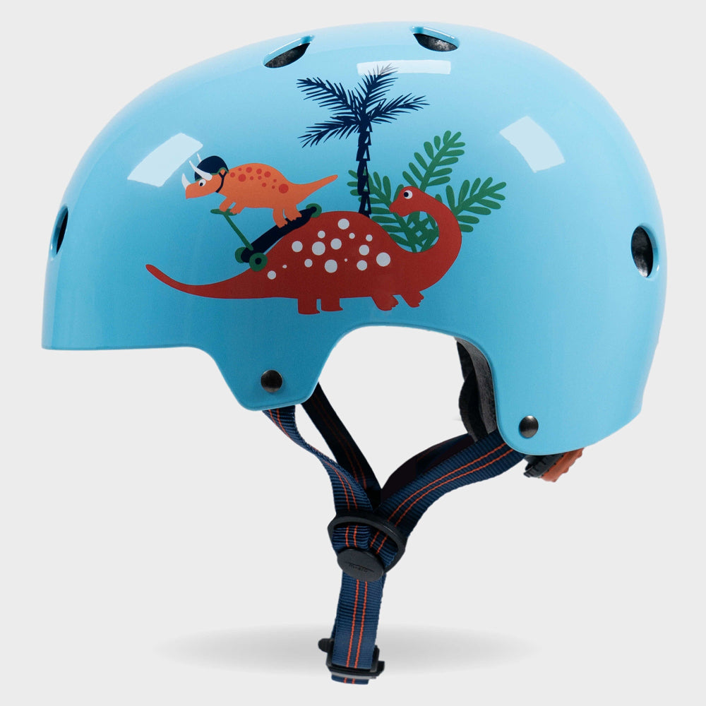 Micro Dinosaur Printed Helmet Medium 55-58cm for Scooters & Bikes