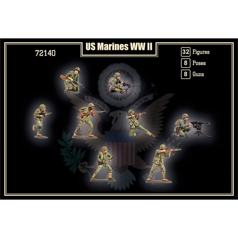 Mars 72140 WWII US Marines Figures 1:72 Model Kit