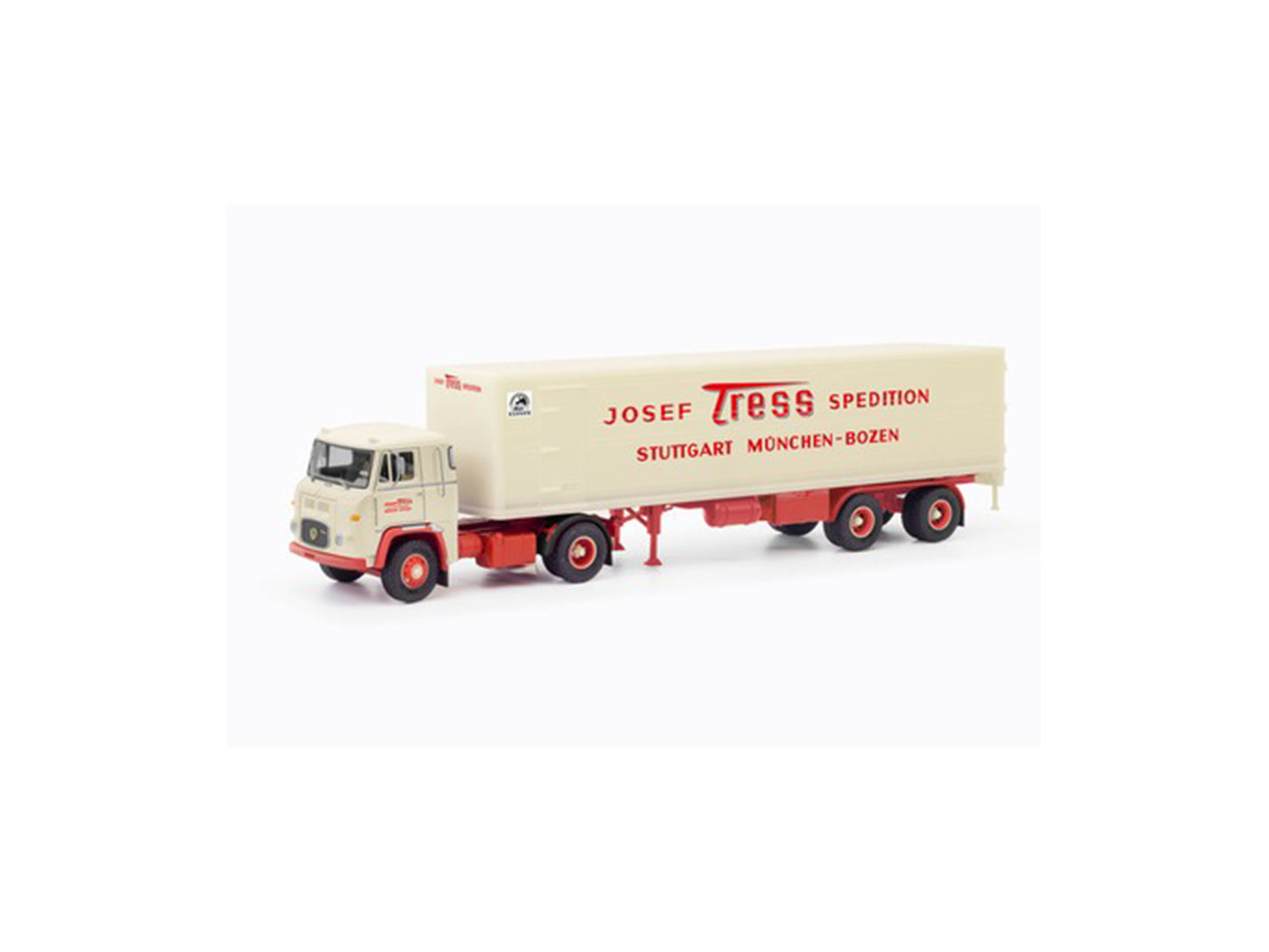 MBS Scania Vabis LB 76 Box Semitrailer Tress HO Gauge 26260