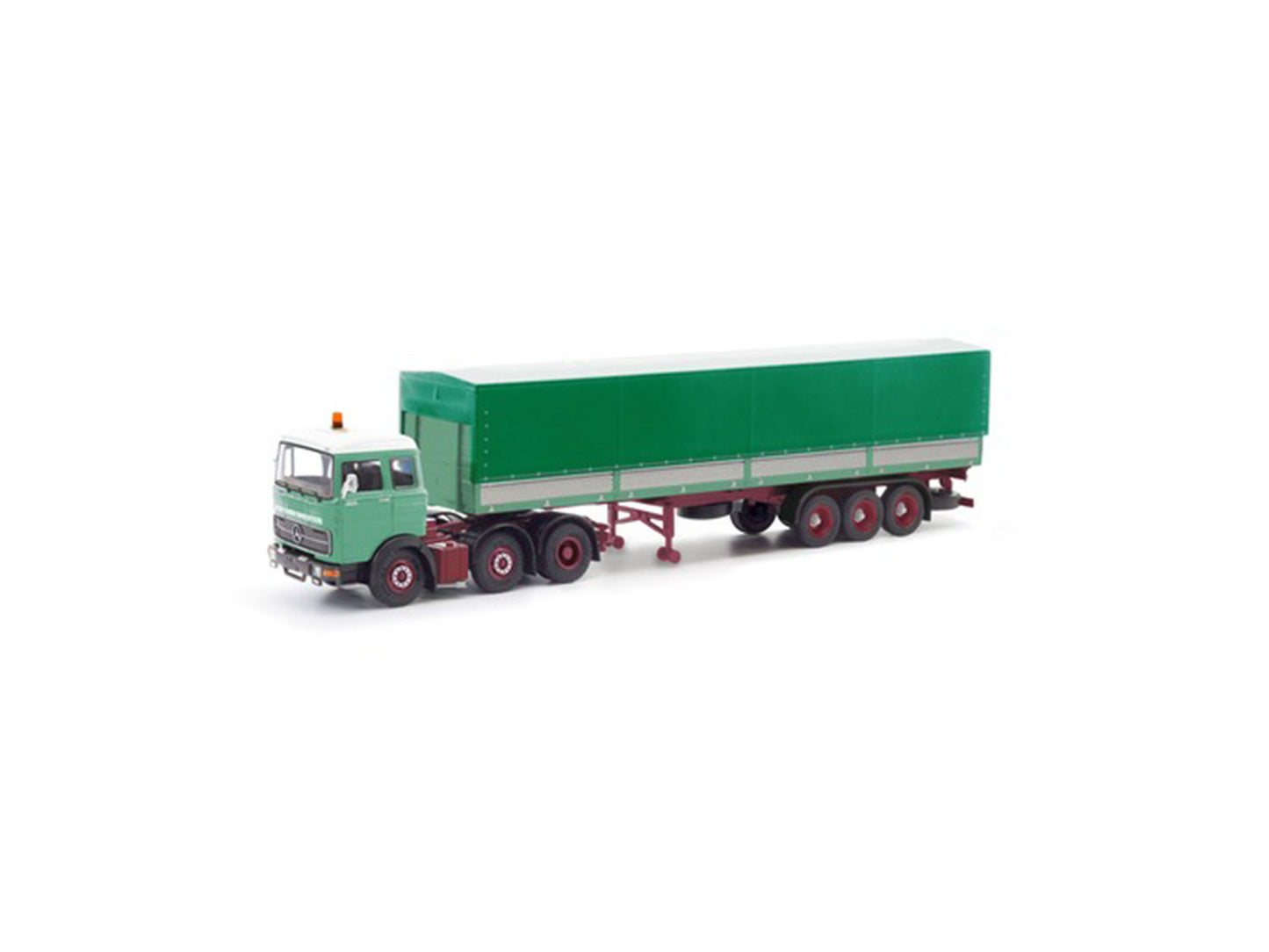 MBS MB LPS 2032 Canvas Semitrailer Posteher HO Gauge 26338