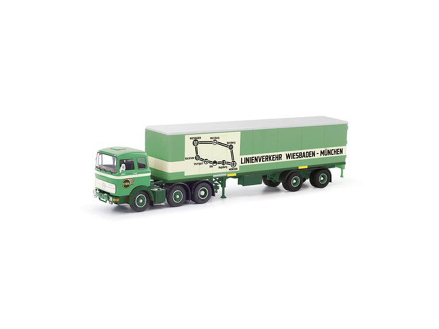 MBS MB LPS 2032 Box Semitrailer Stiehl HO Gauge 26468