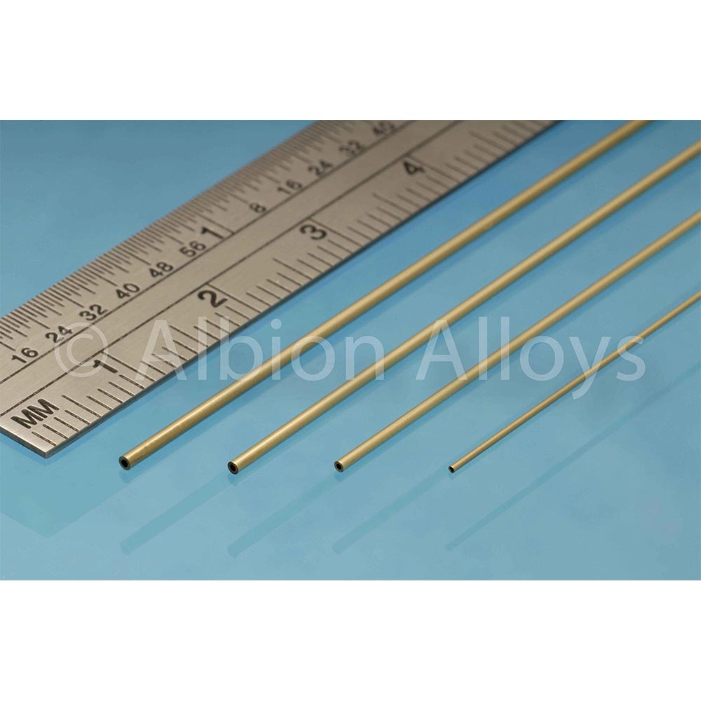 Albion Alloys MBT03 Brass Micro Tube 0.3 mm x 0.1 mm i.d.