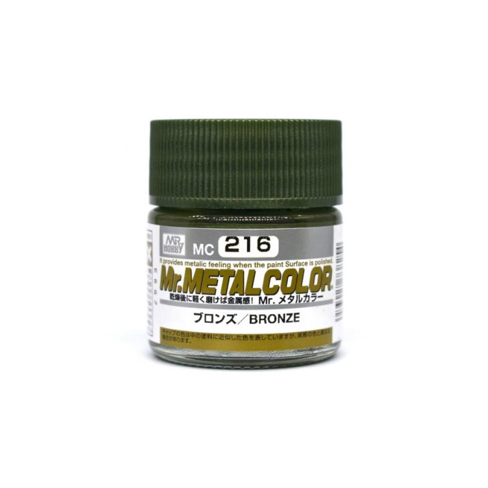 Mr. Hobby Mr. Metal Colour - 216 - Bronze 10ml Acrylic Model Paint