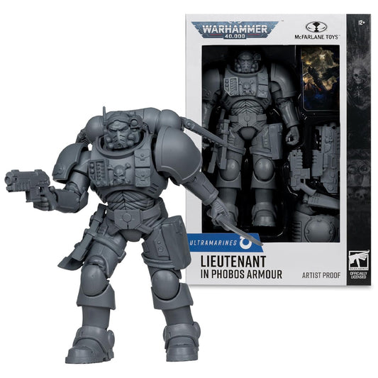 McFarlane Warhammer 40k Ultramarines: Lieutenant in Phobo Armour AP 7" Figure