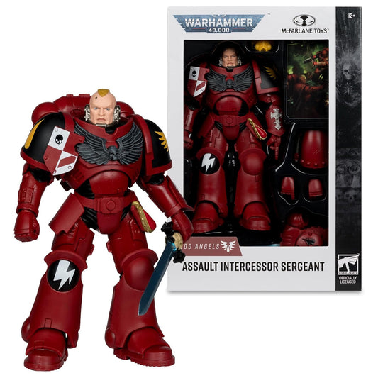 McFarlane Warhammer 40k Blood Angels: Assault Intercessor Sergeant 7" Figure