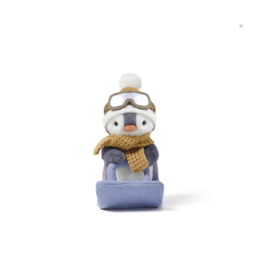 McHugs Sledding Glacier Penguin Plush Soft Toy
