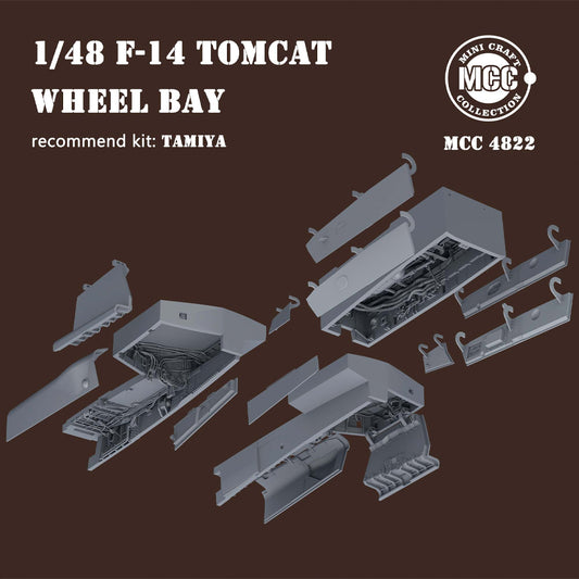 Mini Craft Collection 4822 Grumman F-14 Tomcat Wheel Bay 1:48 Model Part