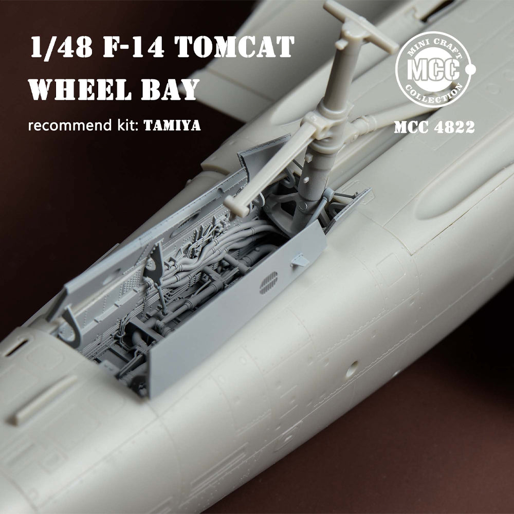 Mini Craft Collection 4822 Grumman F-14 Tomcat Wheel Bay 1:48 Model Part