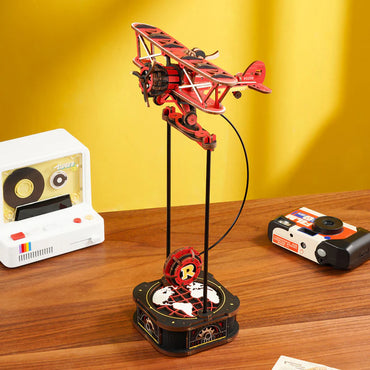 ROKR Sky Captain Pendulum Balance Toy 3D Puzzle Wooden Kit MCD01