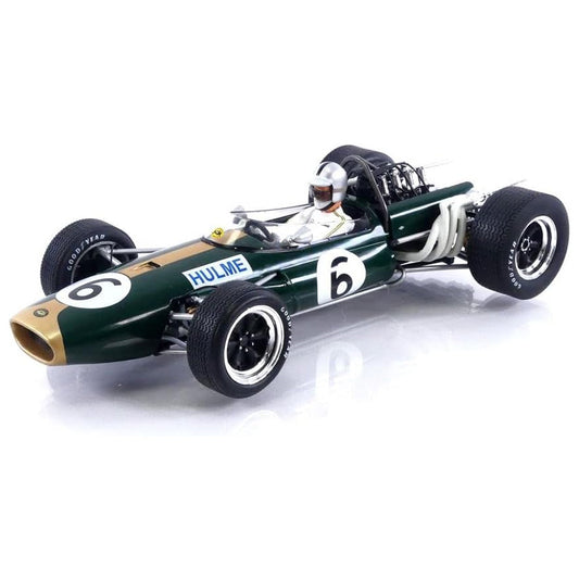 Model Car Group 18609F Brabham BT20 No.6 Formula 1 GP Hulme '66 1:18 Diecast Car