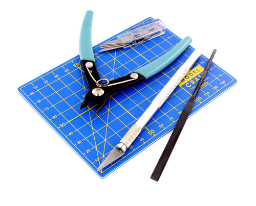 Modelcraft TK1009 Plastic Modelling Tool Set (9pc)