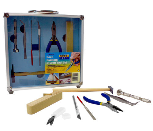 Modelcraft TK1012 Boat Building Tool Set (12pc)