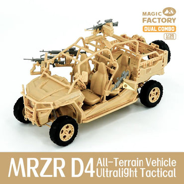 Magic Factory MF2005 MRZR D4 Ultralight Tactical ATV Dual Combo 1:35 Model Kit