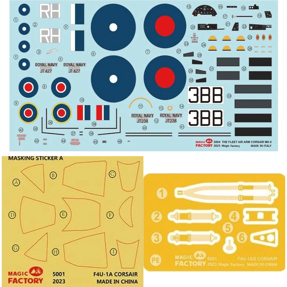 Magic Factory 5004 RN Fleet Air Arm Corsair Mk.II 1:48 Model Kit