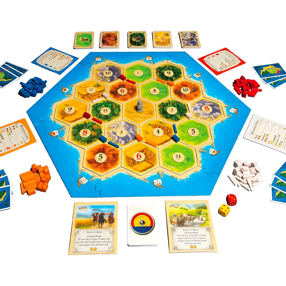 Catan - Board Game - Age 10+ - 3-4 Players - 60min
