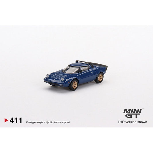 MiniGT Lancia Stratos HF Stradale Bleu Vincennes (LHD) 1:64 Model MGT00411-L