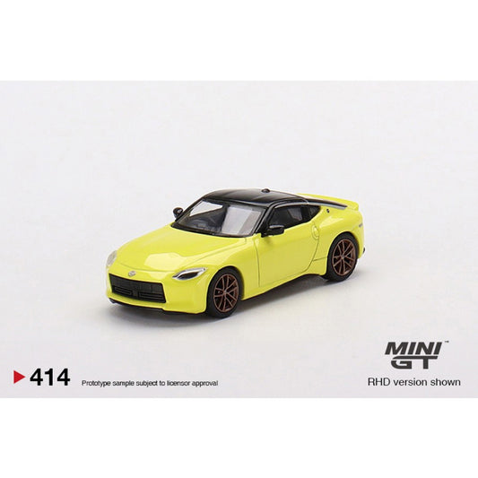 MiniGT Nissan Fairlady Z Proto Spec 2023 Ikazuchi Yellow (RHD) 1:64 MGT00414-R