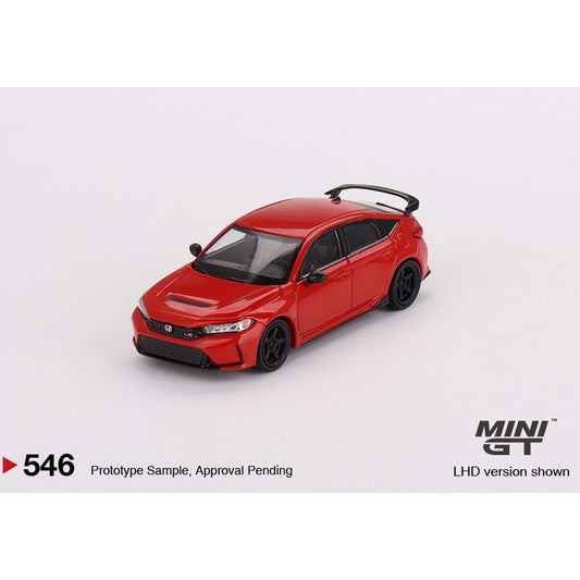 MiniGT Honda Civic Type R Rallye Red 2023 1:64 Diecast Model MGT00546-R