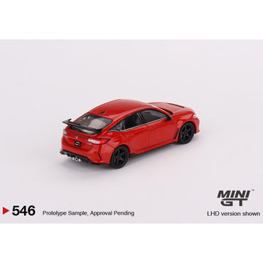 MiniGT Honda Civic Type R Rallye Red 2023 1:64 Diecast Model MGT00546-R