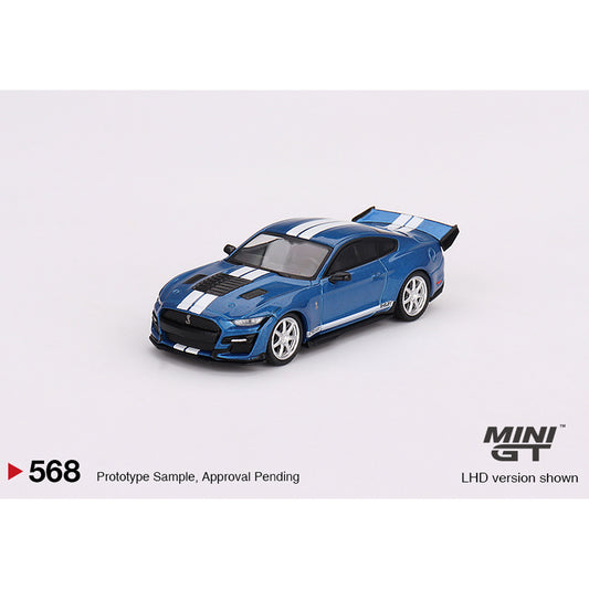 MiniGT Shelby GT500 Dragon Snake Concept Blue 1:64 Diecast Model MGT00568-L