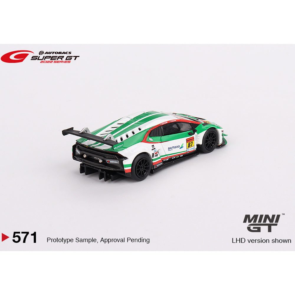 MiniGT Lamborghini Huracan GT3 EVO Super GT Series 1:64 Diecast Model MGT00571-L