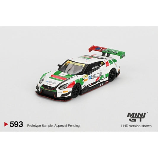 MiniGT Nissan GT-R NISMO GT3 No.23 KCMG 2018 Macau 1:64 Diecast Model 593-L