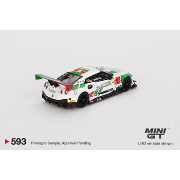 MiniGT Nissan GT-R NISMO GT3 No.23 KCMG 2018 Macau 1:64 Diecast Model 593-L