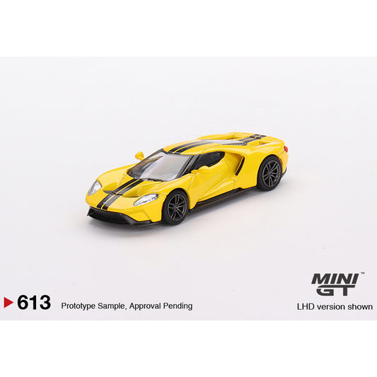 MiniGT Ford GT Triple Yellow 1:64 Diecast Model 613