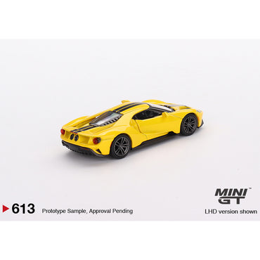 MiniGT Ford GT Triple Yellow 1:64 Diecast Model 613