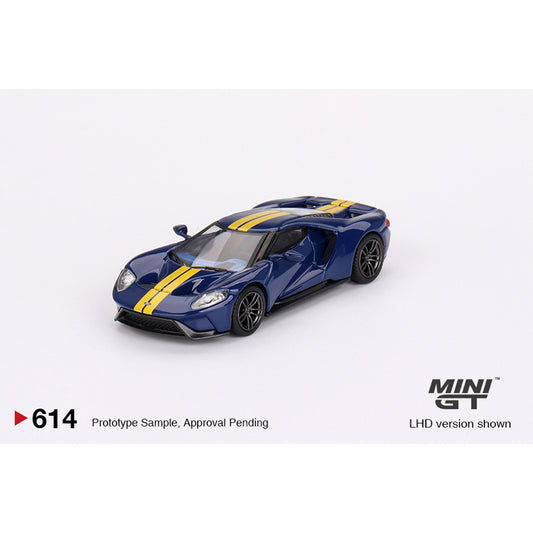 MiniGT Ford GT Sunoco Blue 1:64 Diecast Model 614-L