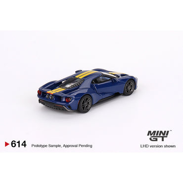 MiniGT Ford GT Sunoco Blue 1:64 Diecast Model 614-L