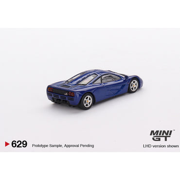 MiniGT McLaren F1 Cobalt Blue (LHD) 1:64 Diecast Model 629-L