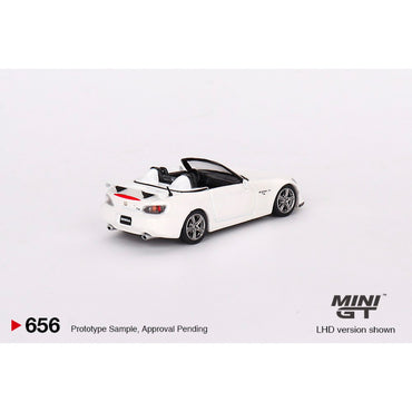 MiniGT Honda S2000 (AP2) CR Grand Prix White 1:64 Diecast Model 656-L