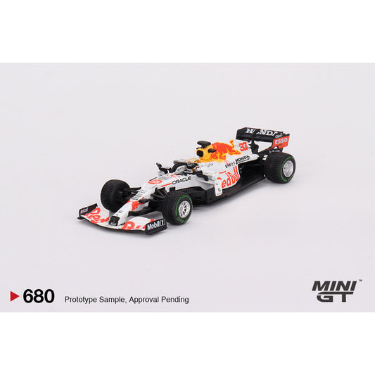 MiniGT Red Bull RB16B #33 Max Verstappen 2021 Turkish GP 2nd 1:64 Model 680-L