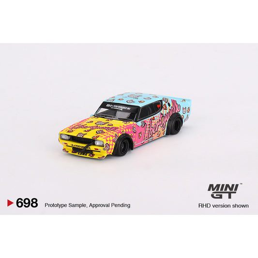 MiniGT Nissan Skyline Kenmeri Liberty Walk LBWK KUMA 1:64 Diecast Model 698-R