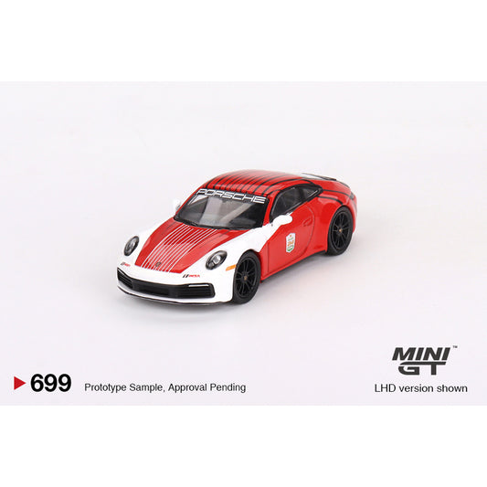 MiniGT Porsche 911 (992) Carrera S Safety Car 2023 IMSA Daytona 1:64 Model 699-L
