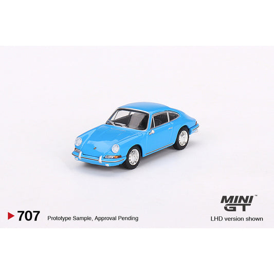 MiniGT Porsche 901 1963 Quickblau 1:64 Diecast Model 707-L