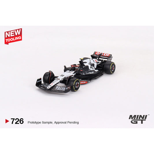 MiniGT AlphaTauri AT04 No.22 Y.Tsunoda 2023 F1 Australian GP 1:64 Model 726-L
